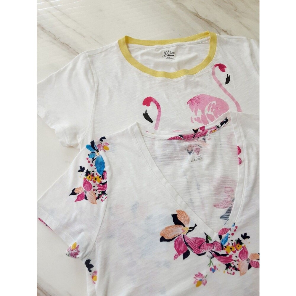 J. Crew | a.n.d eawy 2 Pc 100% Cotton Tee-Shirt Bundle Sz L